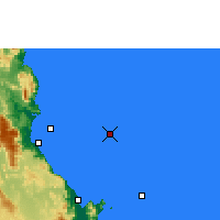 Nearby Forecast Locations - Norman Reef - Map