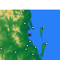 Nearby Forecast Locations - Redcliffe - Map