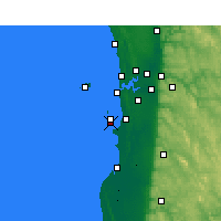 Nearby Forecast Locations - Garden Island - Map