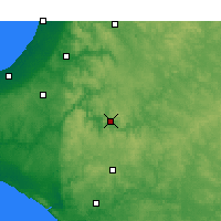 Nearby Forecast Locations - Bridgetown - Map