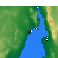 Nearby Forecast Locations - Whyalla Airport - Map