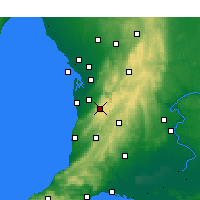 Nearby Forecast Locations - Mount Lofty - Map