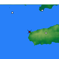 Nearby Forecast Locations - Cape Borda - Map