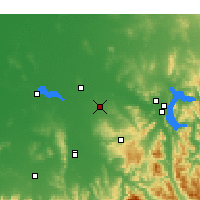 Nearby Forecast Locations - Rutherglen - Map