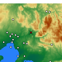 Nearby Forecast Locations - Tarrawarra - Map