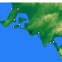 Nearby Forecast Locations - Wonthaggi - Map