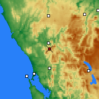Nearby Forecast Locations - Mount Read - Map