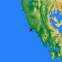Nearby Forecast Locations - Low Rocky Point - Map