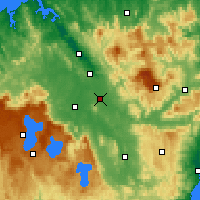 Nearby Forecast Locations - Powranna - Map