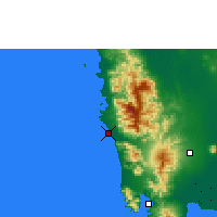 Nearby Forecast Locations - Iba - Map