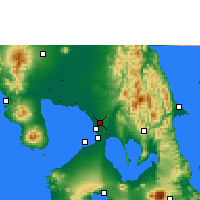 Nearby Forecast Locations - Manila Sc. - Map