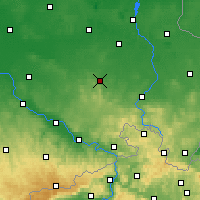 Nearby Forecast Locations - Kamenz - Map