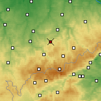 Nearby Forecast Locations - Stollberg - Map