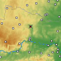 Nearby Forecast Locations - Horn - Map