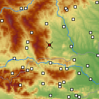 Nearby Forecast Locations - Deutschlandsberg - Map