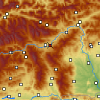 Nearby Forecast Locations - Knittelfeld - Map
