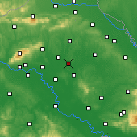 Nearby Forecast Locations - Dubrava - Map