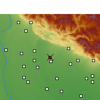 Nearby Forecast Locations - Jaspur - Map