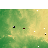 Nearby Forecast Locations - Jhabua - Map