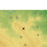 Nearby Forecast Locations - Kamareddy - Map