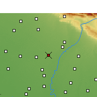 Nearby Forecast Locations - Ladwa - Map