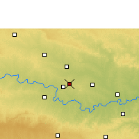 Nearby Forecast Locations - Manwath - Map
