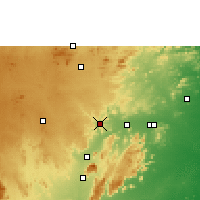 Nearby Forecast Locations - Pernambut - Map