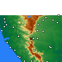 Nearby Forecast Locations - Sengottai - Mapa