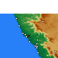 Nearby Forecast Locations - Taliparamba - Map