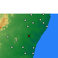 Nearby Forecast Locations - Tindivanam - Map