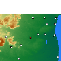 Nearby Forecast Locations - Tittakudi - Map
