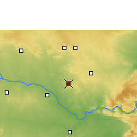 Nearby Forecast Locations - Wanaparthy - Map
