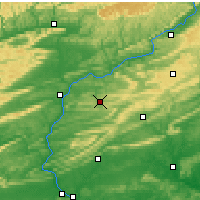 Nearby Forecast Locations - Shamokin - Map