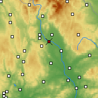 Nearby Forecast Locations - Litovel - Map