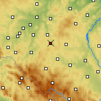 Nearby Forecast Locations - Nepomuk - Map
