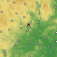 Nearby Forecast Locations - Zbýšov - Map