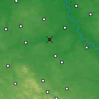 Nearby Forecast Locations - Białobrzegi - Mapa
