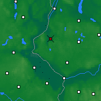 Nearby Forecast Locations - Chojna - Map