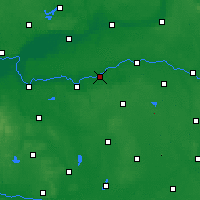 Nearby Forecast Locations - Sieraków - Map