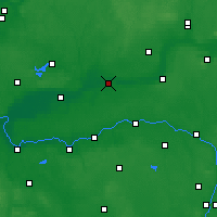 Nearby Forecast Locations - Wieleń - Map