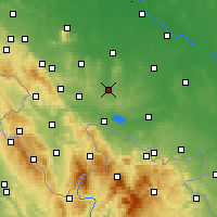Nearby Forecast Locations - Ziębice - Map