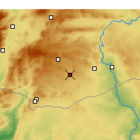Nearby Forecast Locations - Oğuzeli - Map