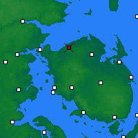 Nearby Forecast Locations - Bogense - Map