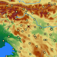 Nearby Forecast Locations - Gorenja Vas - Mapa