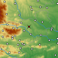 Nearby Forecast Locations - Lenart v Slovenskih Goricah - Map