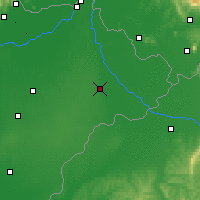 Nearby Forecast Locations - Mátészalka - Map