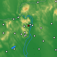 Nearby Forecast Locations - Pomáz - Map