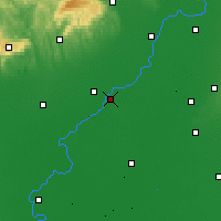 Nearby Forecast Locations - Tiszafüred - Map