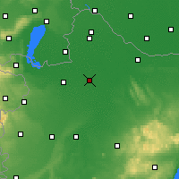 Nearby Forecast Locations - Csorna - Map