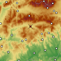 Nearby Forecast Locations - Brezno - Map